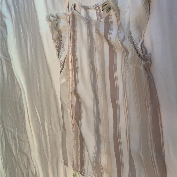 Calvin Klein Ruffle Feather Top - Picture 6 of 7